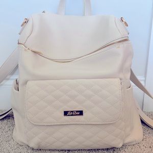 Luli Bebe Monaco Diaper bag, Pearl White